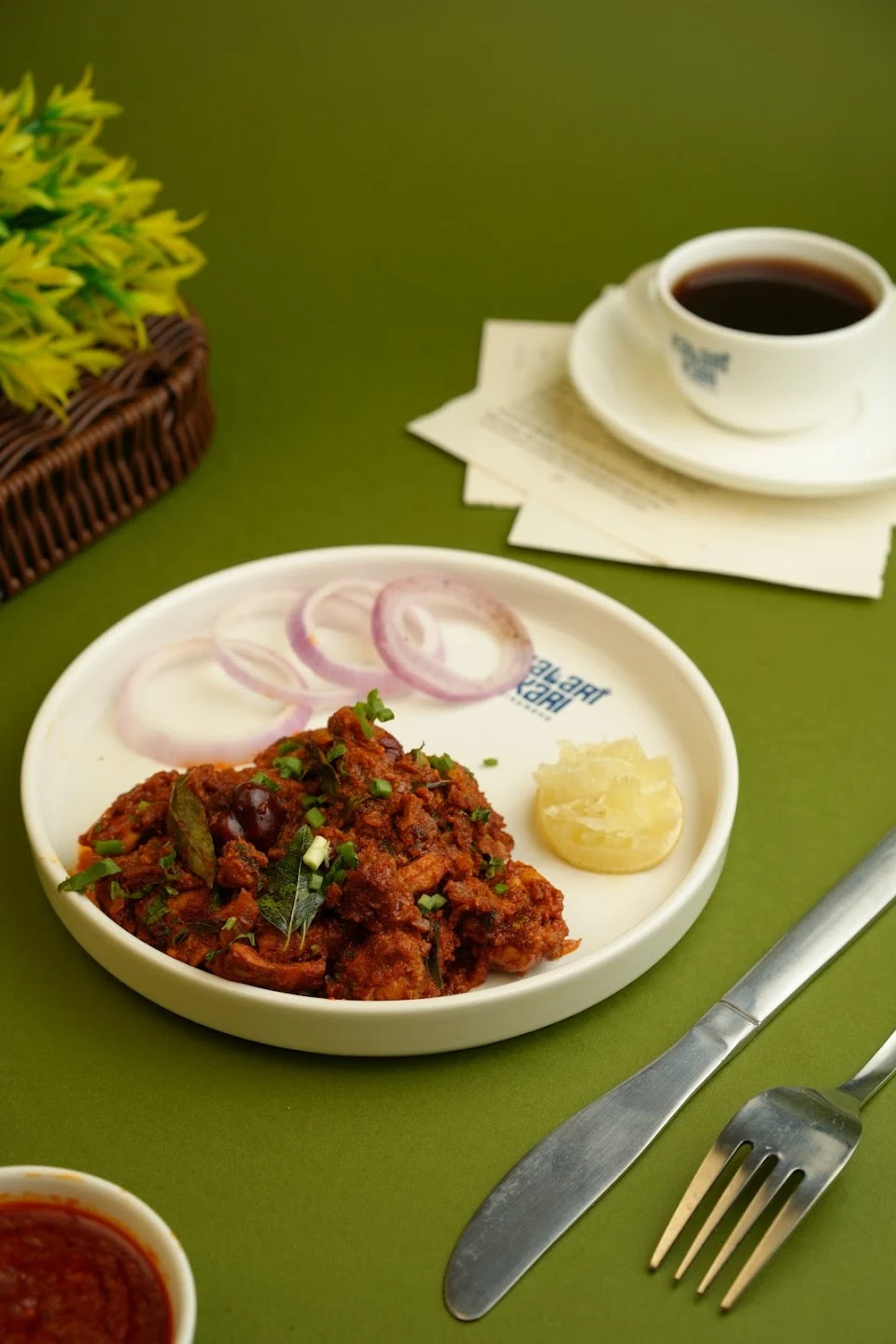 Ghee Roast Mushroom — detail
