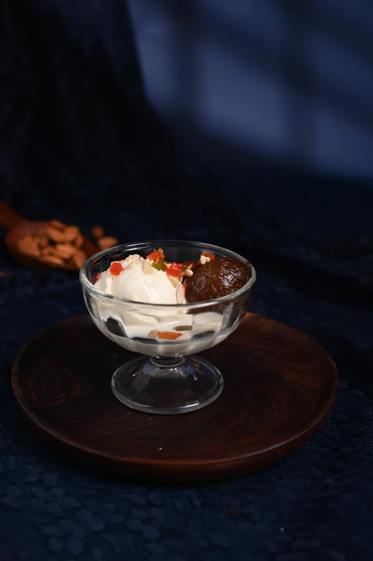 Gulab Jamun with Ice Cream