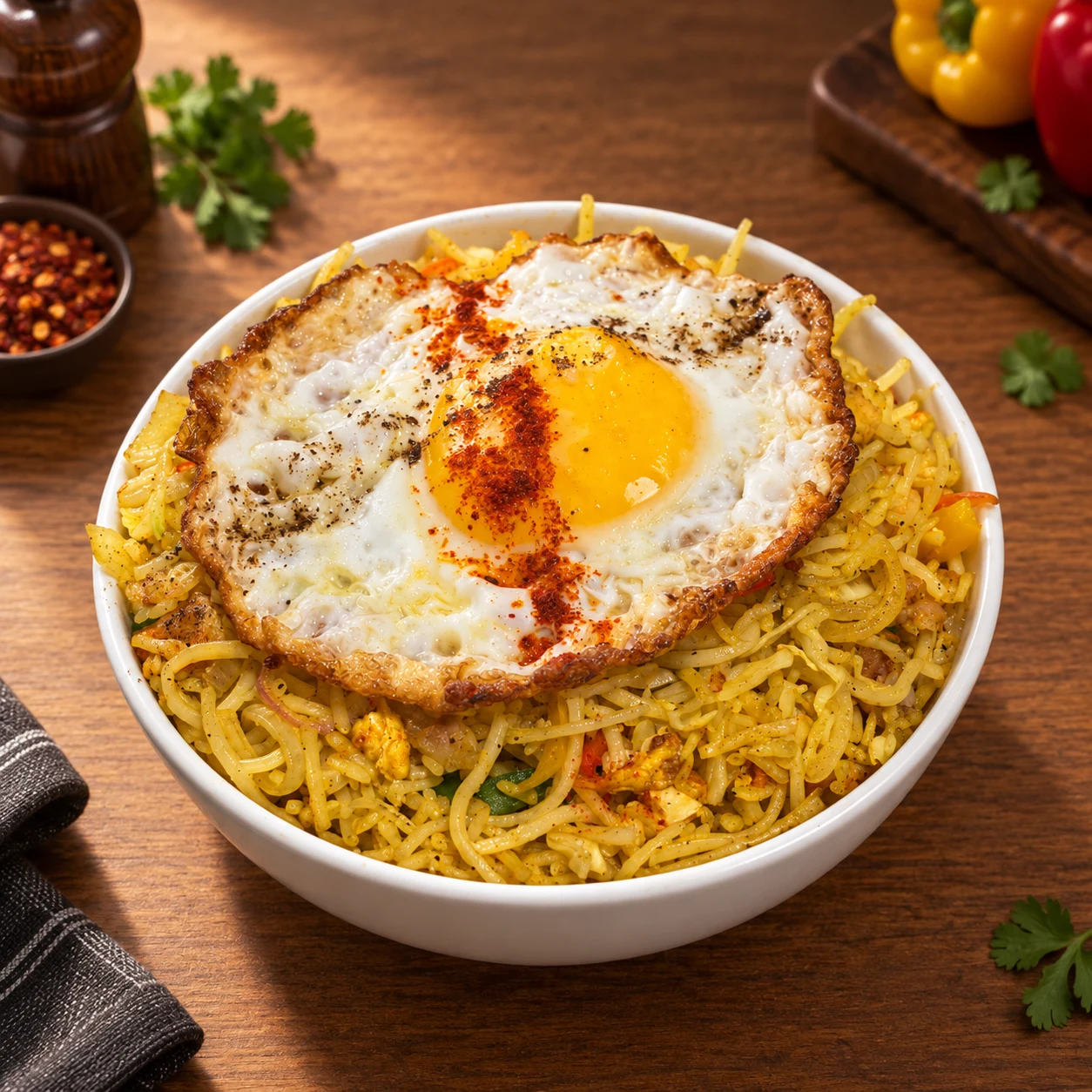 Singaporean Rice Noodles